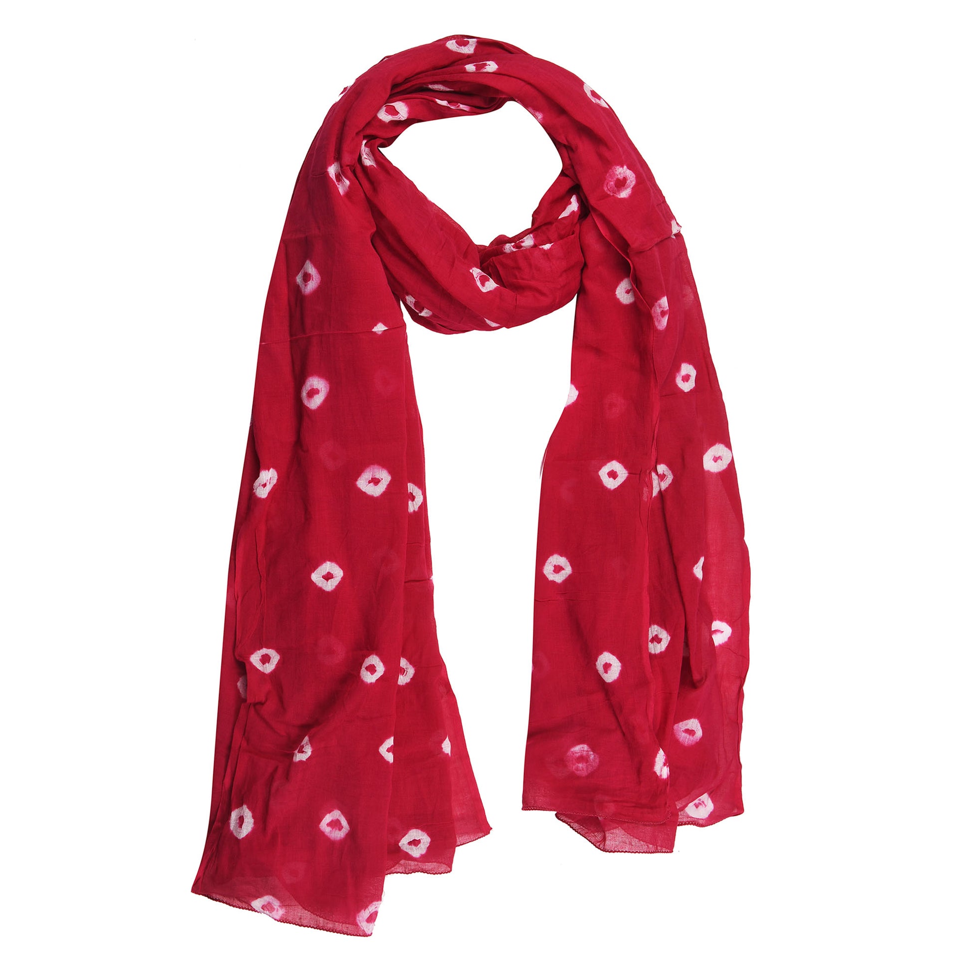 Pure Cotton Bandhani Bandhej Dupatta